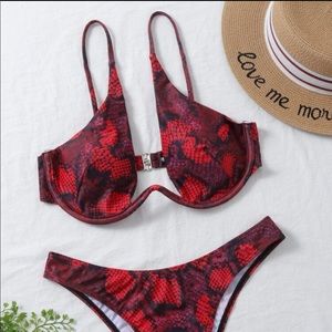 Shein snake skin bikini